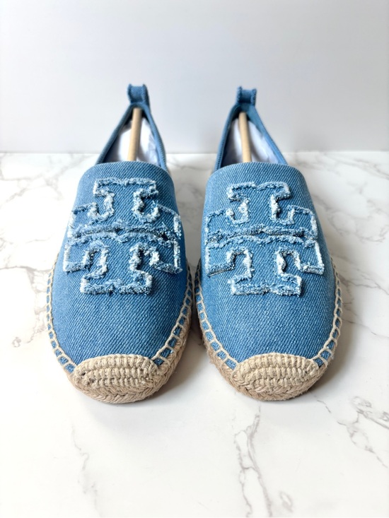 Tory Burch Shoes - New Tory Burch Women’s Denim Espadrille Flats Size 8.5 M
